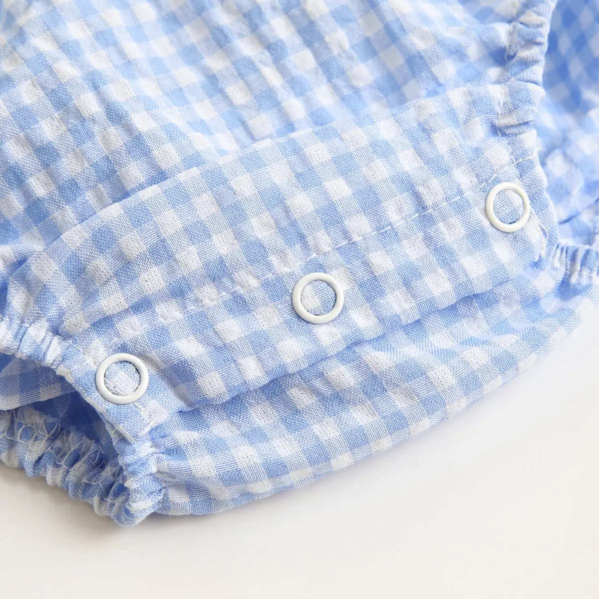 Baby Collar Check Romper