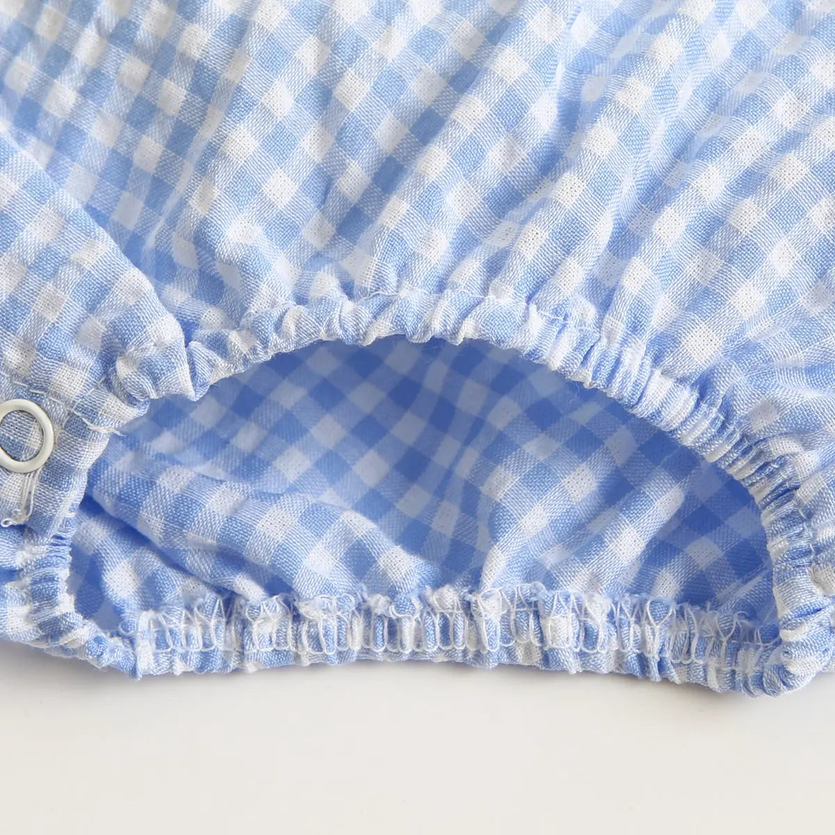 Baby Collar Check Romper