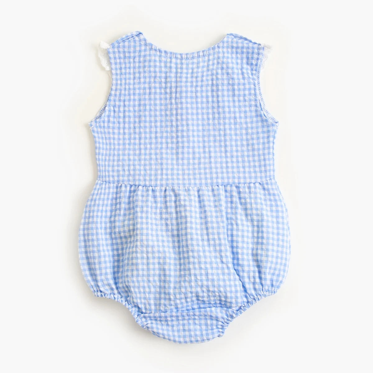 Baby Collar Check Romper