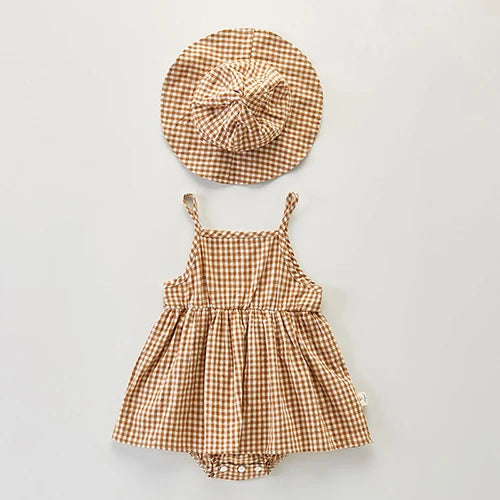 Summer Dress and Hat Set