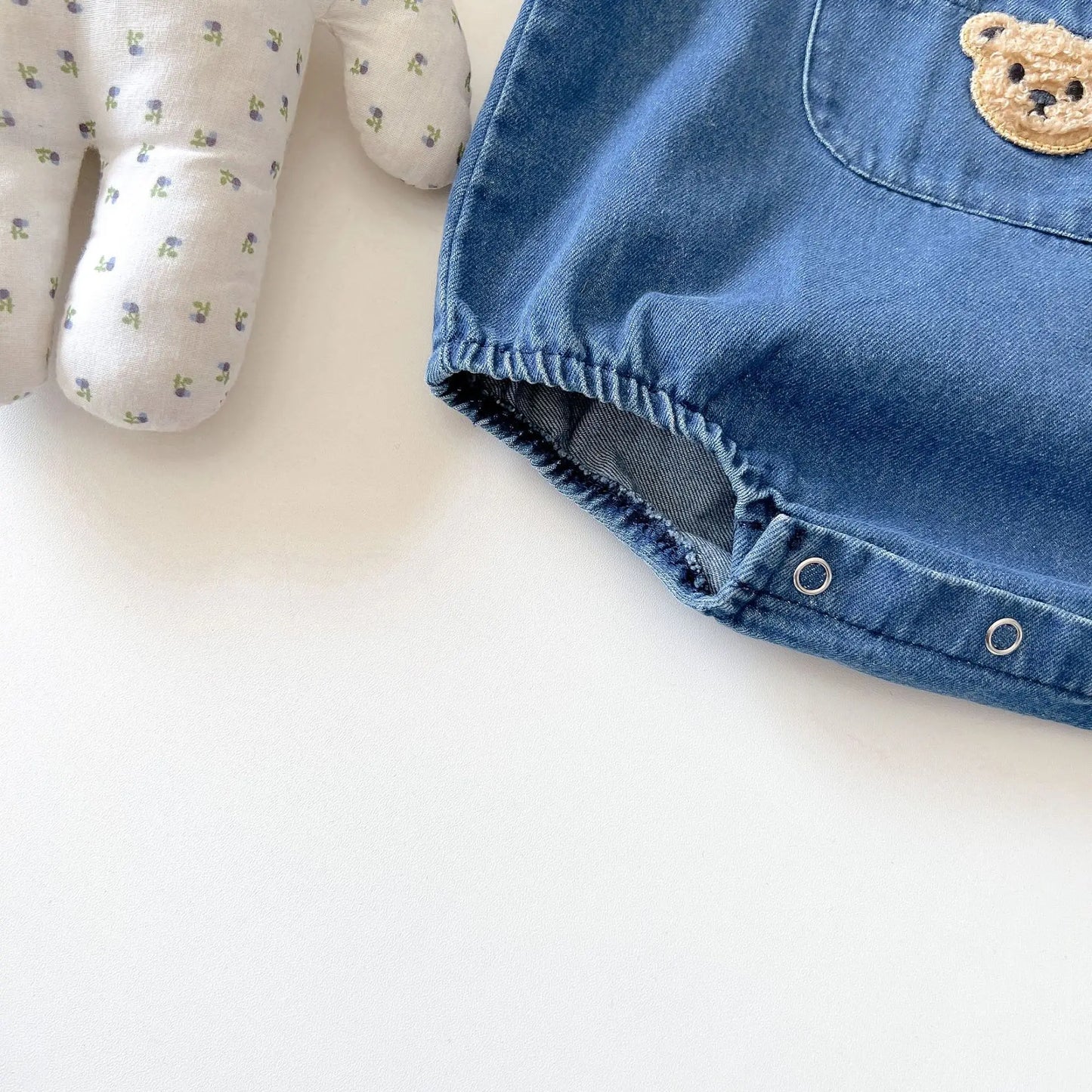 T Shirt and Denim Jumpsuit Set
