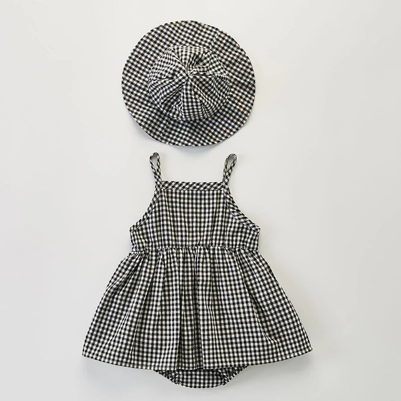 Summer Dress and Hat Set
