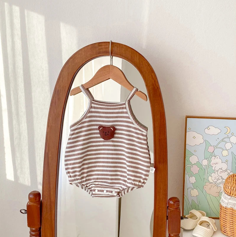 Baby Girl Sleeveless Bodysuit