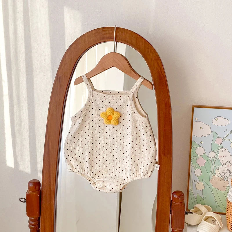 Baby Girl Sleeveless Bodysuit