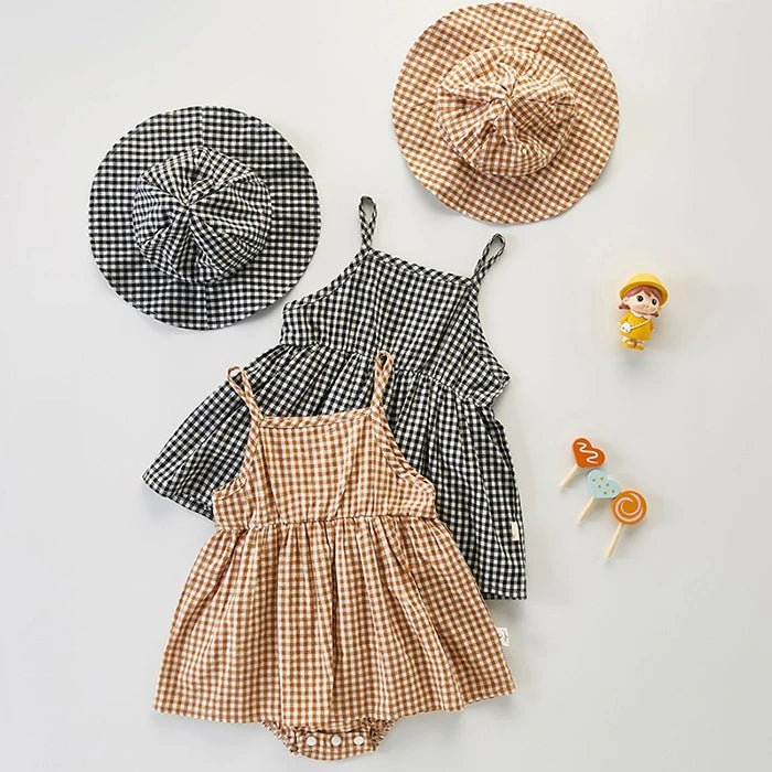 Summer Dress and Hat Set