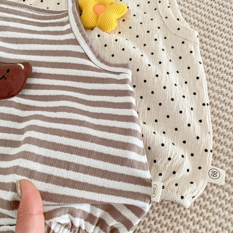 Baby Girl Sleeveless Bodysuit