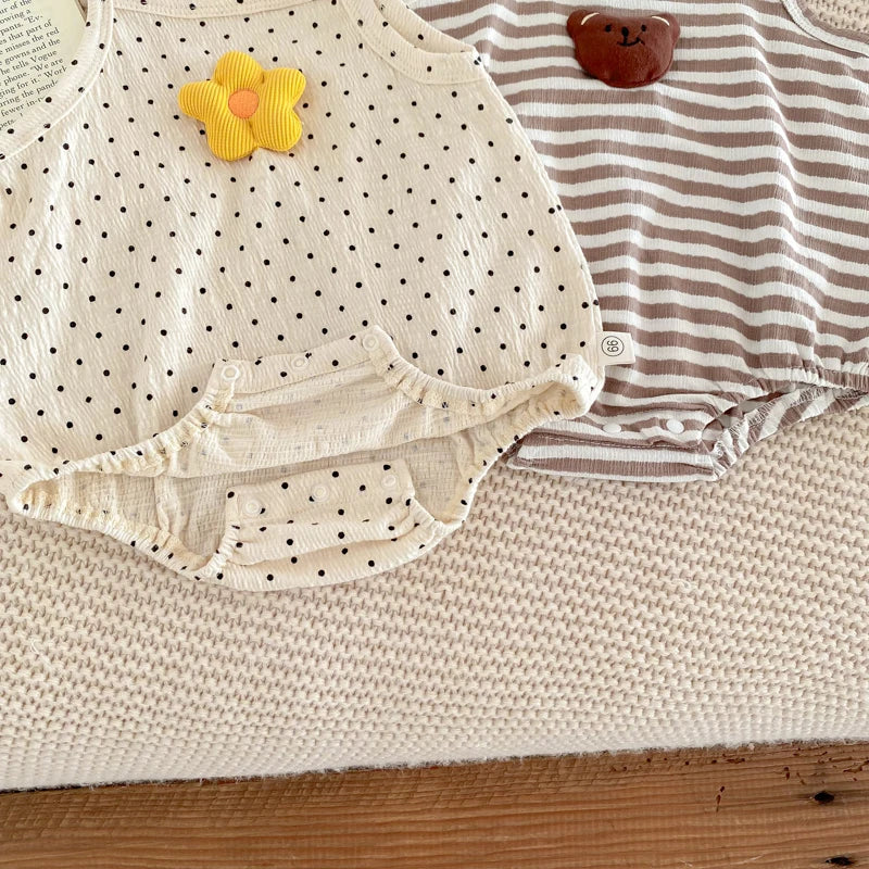Baby Girl Sleeveless Bodysuit