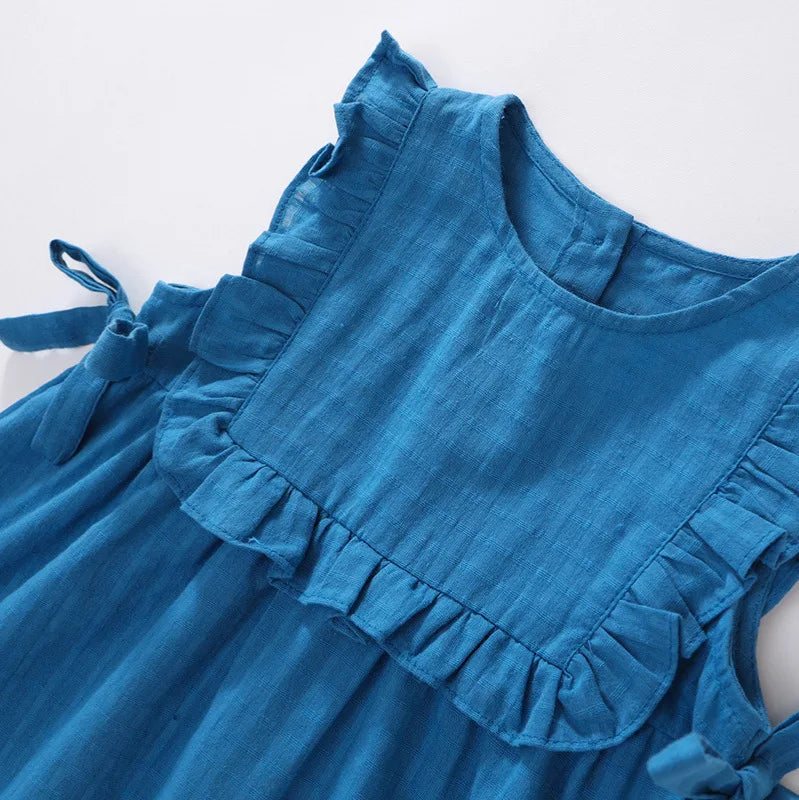 Blue Summer Cotton Dress