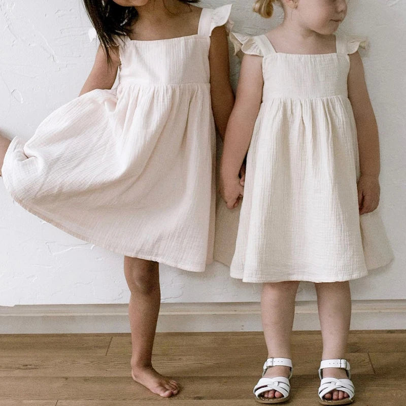 White Muslin Dress