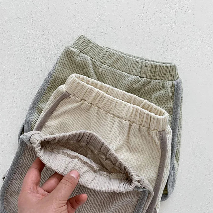 Waffled Cotton Short Set