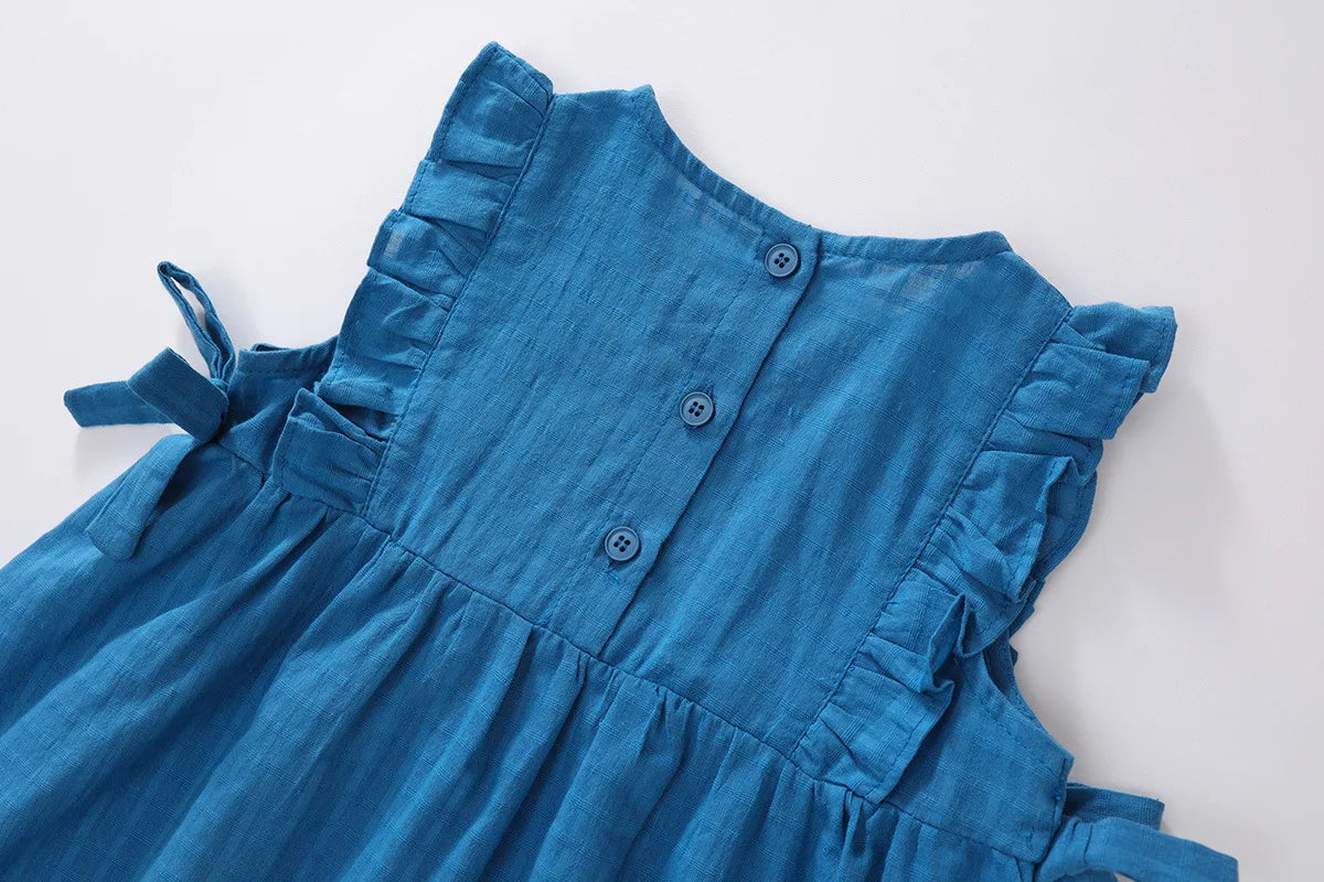 Blue Summer Cotton Dress