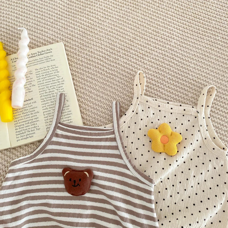 Baby Girl Sleeveless Bodysuit