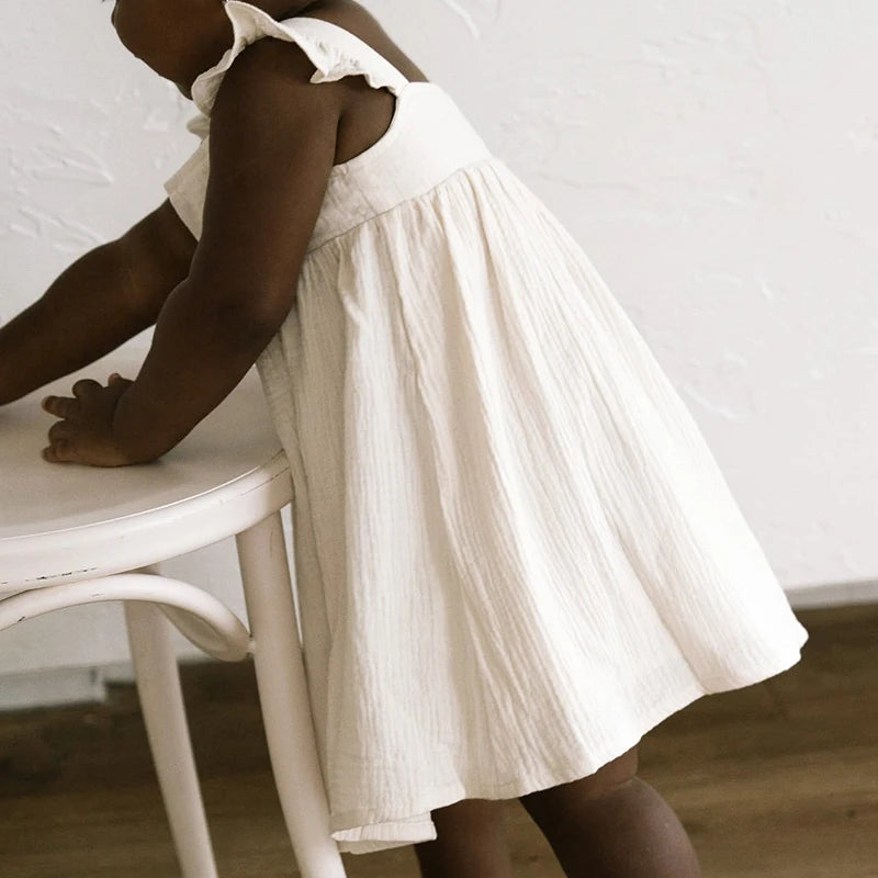 White Muslin Dress