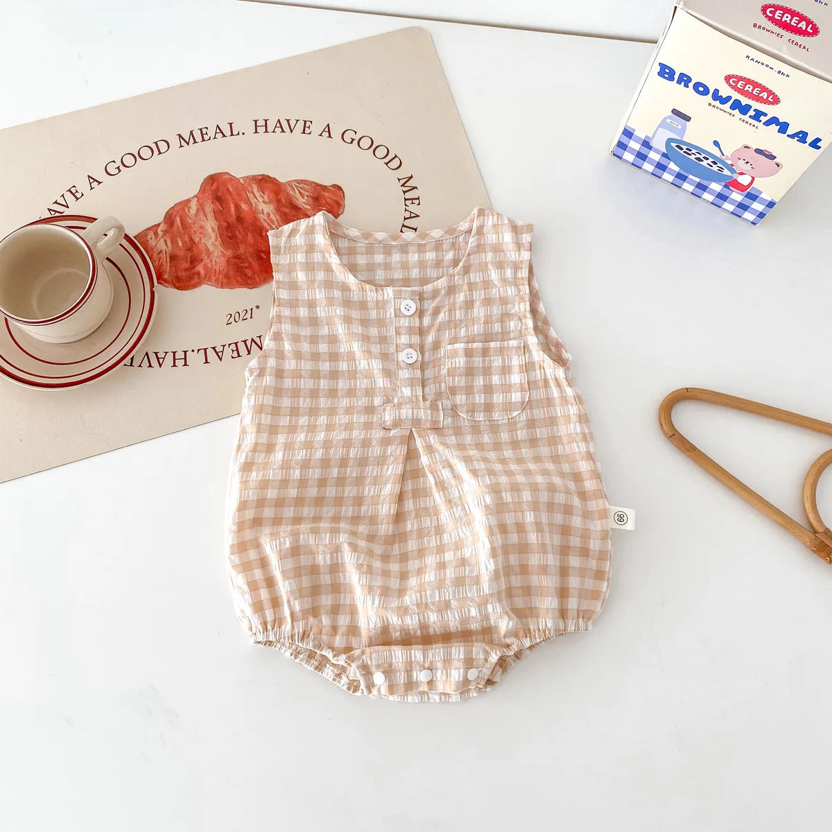 Summer Sleeveless Baby Romper