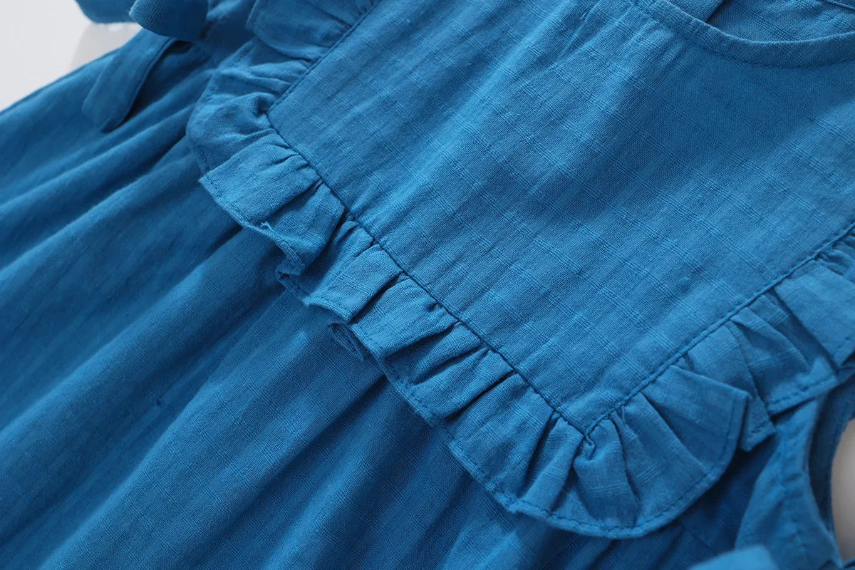 Blue Summer Cotton Dress