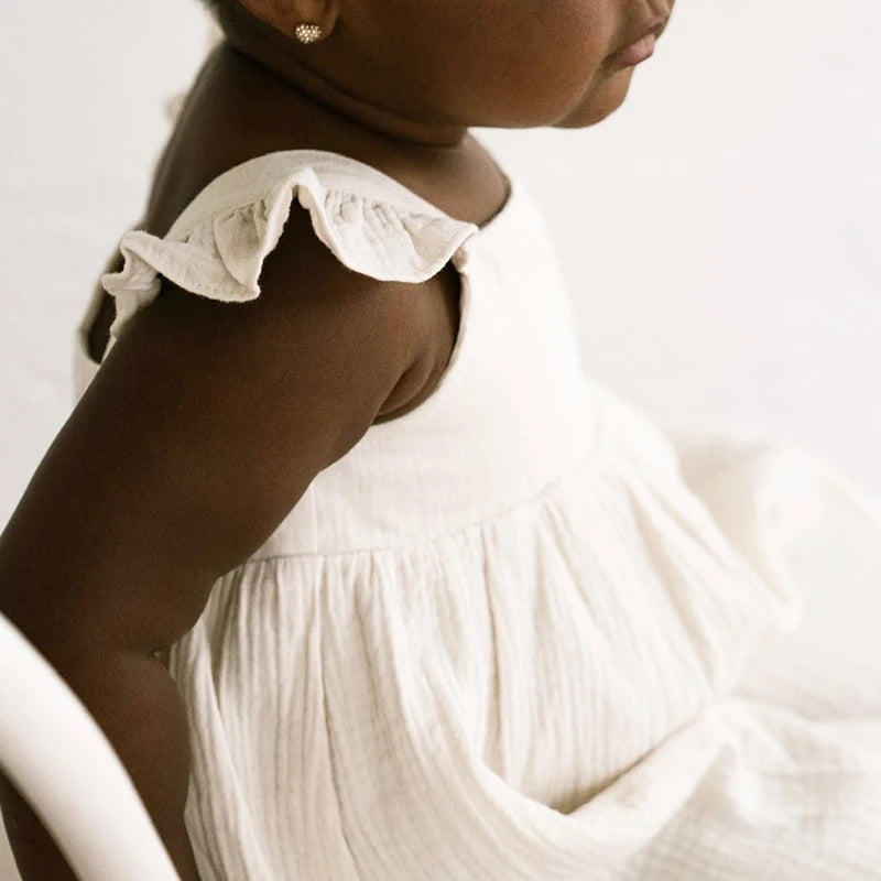 White Muslin Dress