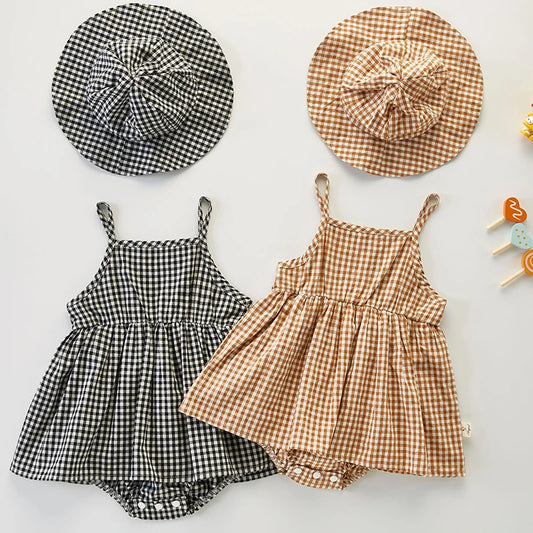 Summer Dress and Hat Set