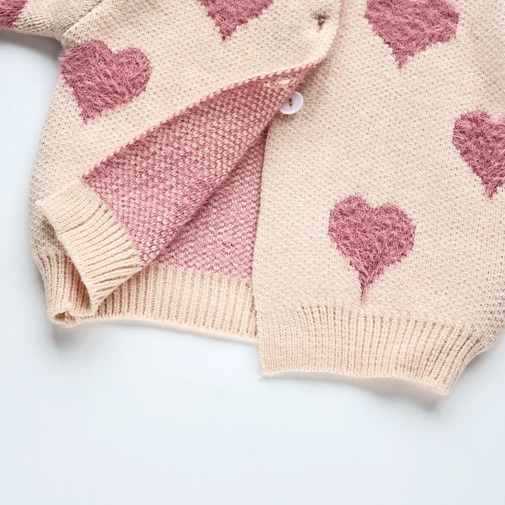 Heart Knitted Set