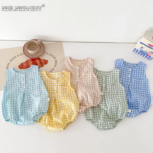 Summer Sleeveless Baby Romper