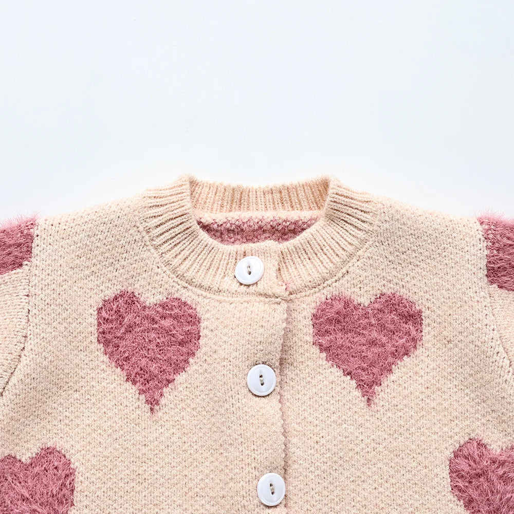 Heart Knitted Set