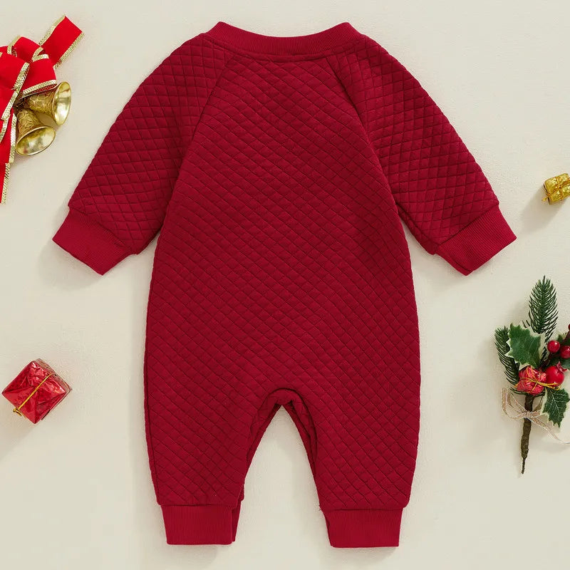 Knitted Festive Romper